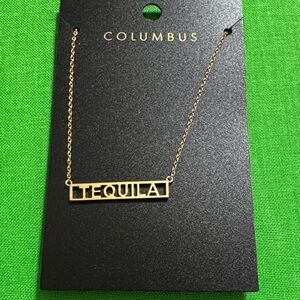 Gold 'Tequila' Statement Necklace